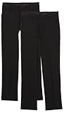 4/5 2pk Boys School Trousers (4.5 Years, Black)