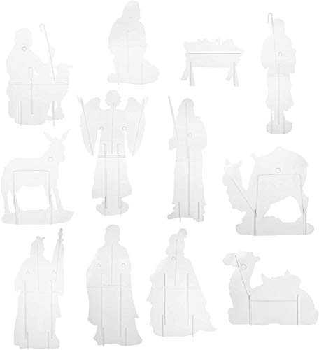 Complete 12Pc Outdoor Nativity Set 51 Inch Tall thumb #7