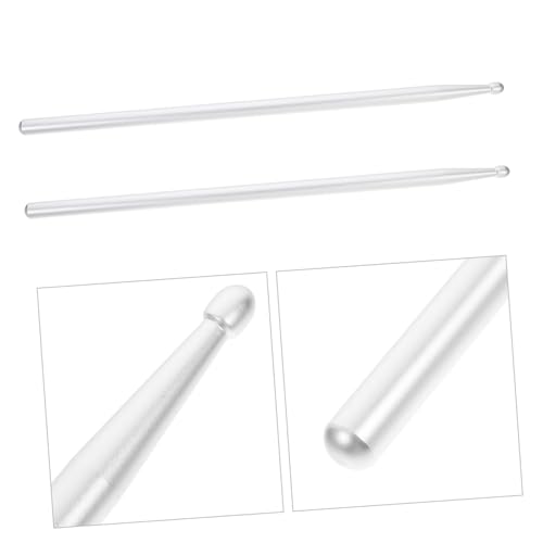 Baquetas Yardwe de diseño ergonómico, ligeras, fabricadas en aleación de aluminio para práctica de batería miniatura 7