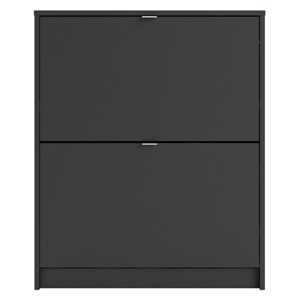 Tvilum, Black Matte Bright 2 Drawer Shoe Cabinet