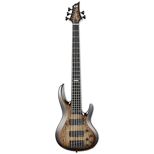 ESP E-II BTL-5 5-String Bass Guitar Black Natural Burst