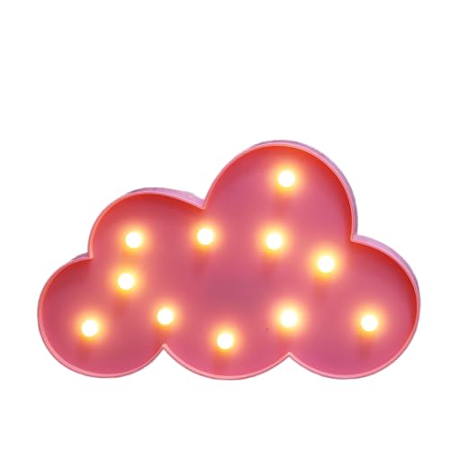 LED Nube Decorativa Luz de Noche Colgante Rosa
