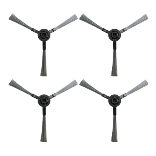 Hosrivae Spazzola laterale di ricambio per robot aspirapolvere Redkey R10, confezione da 4/10 pezzi, compatibile con Redkey R10, plastica resistente + spazzola per la pulizia dei bordi in nylon