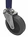 Champion Sports Portable Ball Cart with Lockable Hinge Cover - Sports Equipment Storage Locker with Caster Wheels - Ball Organizer Holds 24 Sports Balls, Mobile Locking Ball Cage (Half Size)