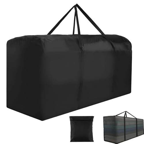68" Extra Large Waterproof Outdoor Cushion Storage Bag, Heavy Duty