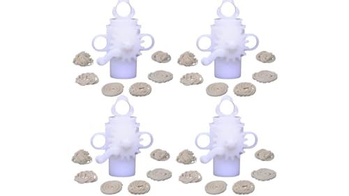 Pack of 4 – All-in-One Snack & Sweet Maker | Food-Grade Plastic Murukku, Chakli, Noodles, Idiyappam & Cake Icing Press with 15 Jaalies