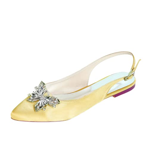 Chaussures plates à strass confortables pour eviter les maux de pieds en taille 39