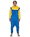 Minions Union Suit Bob Design Adult Kigurumi Costume Pajamas Loungewear (Bob, Small/Medium)