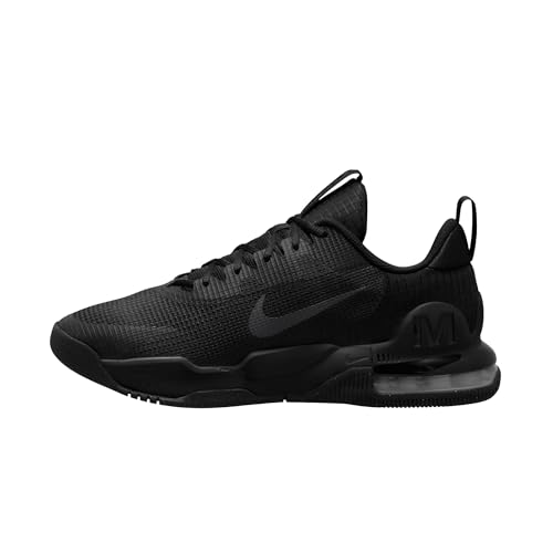 Nike Nike Men's Air Max Alpha Trainer 5 Workout Shoes, Black/Dark Smoke Grey-Black, 12