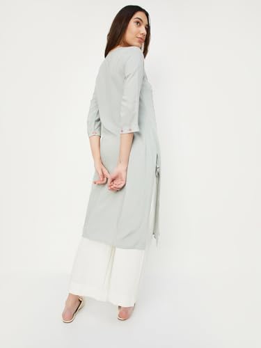 Image of Max Women's Rayon Regular Fit Kurta