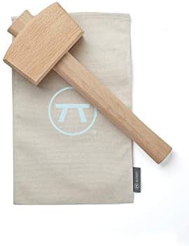 Outset Professional Lewis Bag and Ice Mallet Bartender Kit, 2 Piece Set, Beechwood - Thumbnail 5