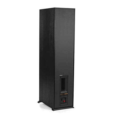 Klipsch Reference R-820F Floorstanding Speaker For Home Theater Systems With 8” Dual Woofers, Tower Speakers With Bass-Reflex Via Rear-Firing Tractrix Ports In Black #TOP4