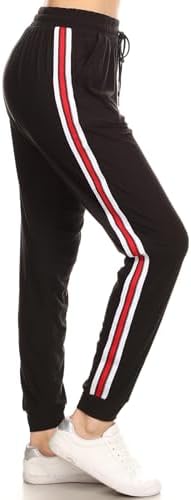 LA12ST Jogger Pants for Women Womens Sweatpants Drawstring Pockets Soft Workout Yoga Lightweight Lounge Pants