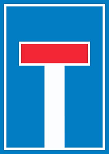 HB-Druck Sackgasse Schild A4 (210x297mm)