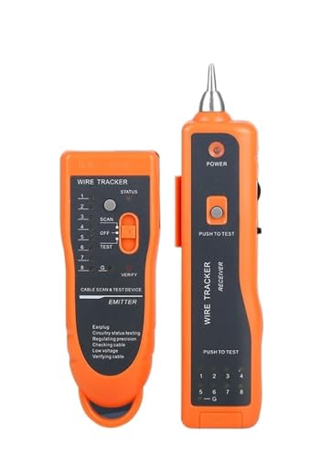 Network Cable Tester Detector, Line Finder, Telephone Wire Tracker, Line Finder, RJ11, RJ45, Cat5, Cat6