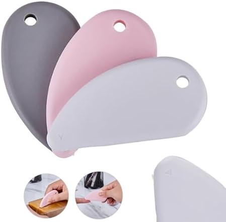 ALLOMN Ceramic Blade Safety Cutter, Mini Box Cutter with Keychain Hole, Portable Magnetic Package Opener Coupon Cutter, Cutter Tool for Pocket Bag Envelope Mail Letter Paper DIY Projects (3 Pack)