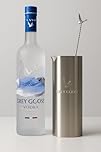 Grey Goose Vodka Gift Set 70cl with Stainless Steel Carafe & Stirrer – Luxury Vodka Gift for Father’s Day, Mother’s Day, Birthdays, Christmas, Graduation or Any Special Occasion