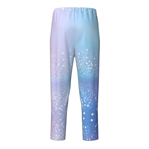 Pajama Pants Pajama Bottoms with Elastic Waistband Sleepwear Lounge PantsGlitter Colorful2
