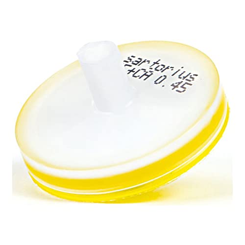 Image of Sartorius 17829-K Minisart Filter, Cellulose Acetate Membrane and Glass Fiber, Sterile, 0.45 um, 28 mm (Pack of 50)