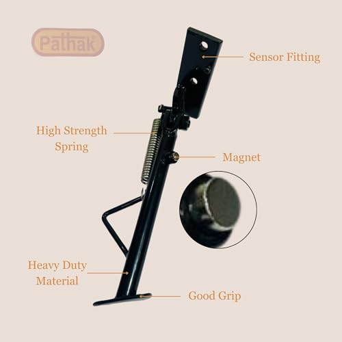 Image of PATHAK OLA Side Stand Gen 1 and Gen 2 (S1 Pro | S1 Air | S1 X | S1 X Plus) Side Stand Compatible for All OLA Electric Scooters, Ola Accessories for EV Scooter | Made of Heavy Duty Material