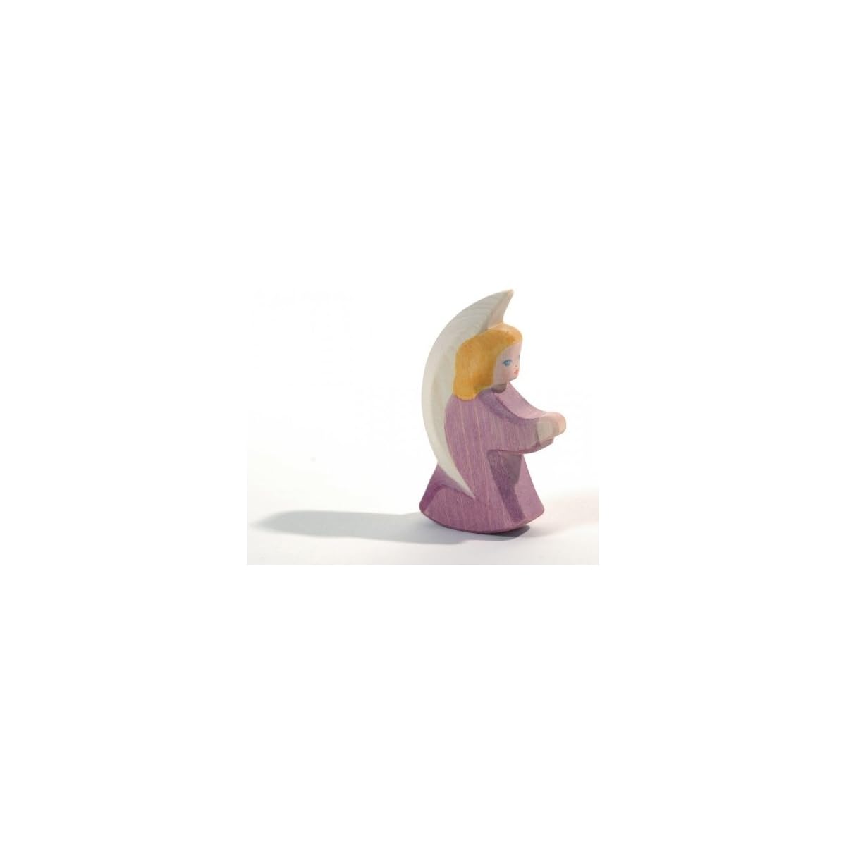 Ange violet en bois Ostheimer 42016 idée cadeau pour naissance et fête