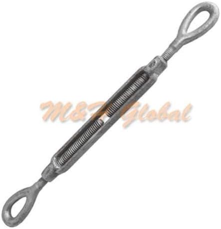 5/8" x 9" Eye Eye Turnbuckle Galvanized Drop Forged Steel Marine Boat Sail