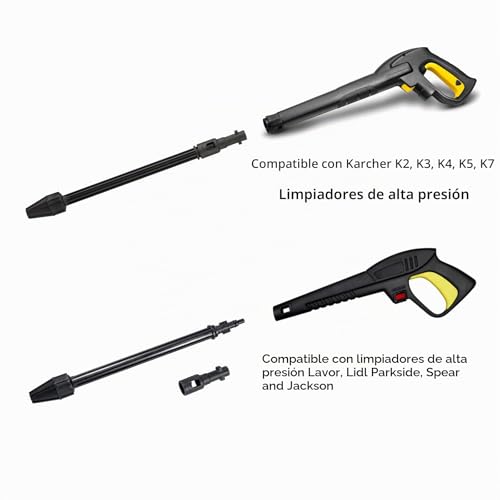 Miniatura 4 de Monave Db 160 Boquilla Turbo Compatible Con Kärcher Lavor Lidl Parkside, Lanza K2 K3 K4 K5 K7 Accesorios