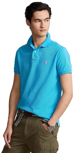 Image of POLO RALPH LAUREN Men's Custom Slim Fit Iconic Mesh Polo