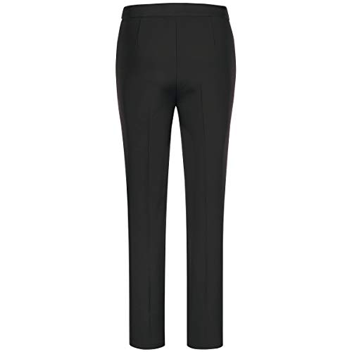 YYNUDA Anzug Set Damen Business Hosenanzug Slim Fit Blazer mit Anzughosen Elegant für Office Hochzeit Schwarz L