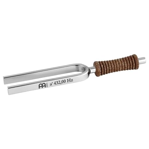 Meinl Sonic Energy Tuning Fork, Natural Pitch 432 Hz with Exact Frequency — Made in Germany — for Meditation, Sound Healing Therapy and Yoga, 2-Year Warranty (TF-432)