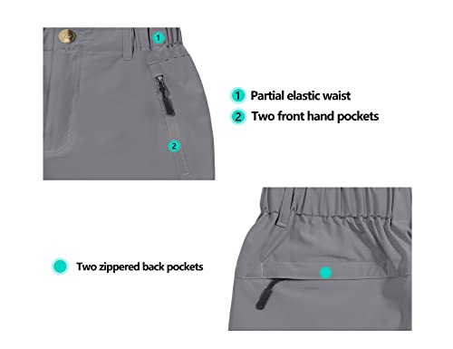 Image of Little Donkey Andy Women's Quick Dry Lightweight Stretch Shorts Outdoor Short Active Hiking Golf
