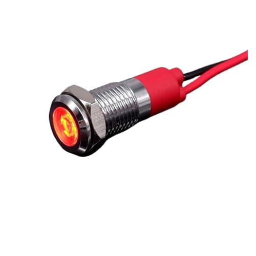 �h���C���W�P�[�^�[���C�g ���C���[�t�����^��LED�x���\�����M�������v1��(Red,12MM_WITH 15CM WIRE_3V-6V(5V))