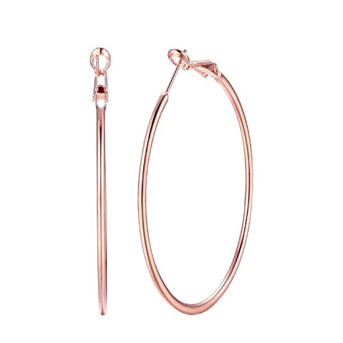Splendidi: Questi orecchini ad anello sono perfetti per qualsiasi abbigliamento. Il design elegante, moderno ma classico, li rende adatti per ogni occasione. Il regalo perfetto per la persona amata, la mamma, la migliore amica, la sorella, la zia, la figlia in occasione di Natale, San Valentino, compleanni, anniversari, matrimoni, festa della mamma e così via.