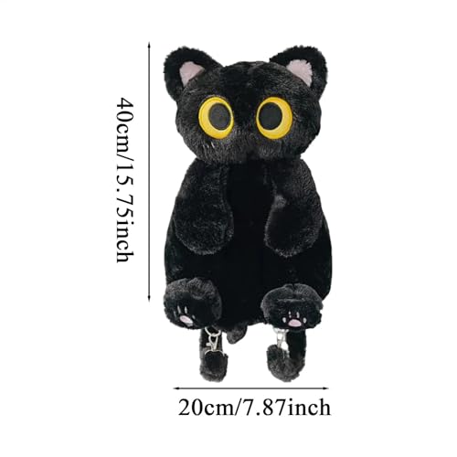 Sac à dos peluche enfant chat grande capacité le cadeau d'anniversaire idéal - 2