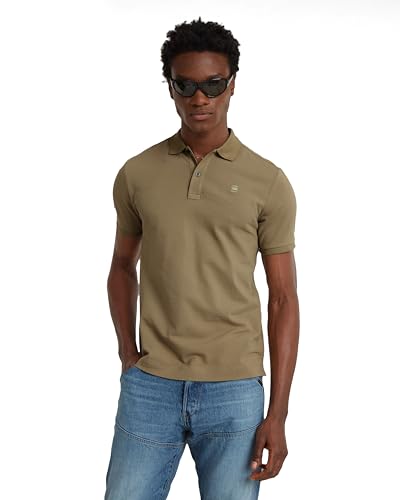 G-Star Raw Dunda Slim Polo, Verde Ensis Green D11595-5864-6057 , L Para Hombre G-Star Raw Dunda Slim Polo, Verde Ensis Green D11595-5864-6057 , L Para Hombre