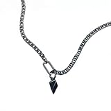 Hfeyln Game LADeep Caleb Rafayel Necklace Jewelry Fashion Fans Accessory Friends Birthday Gifts (Black)