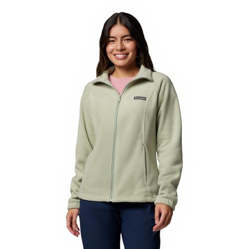Columbia Women's Benton Springs Full Zip, Full Zip Fleece Jacket, Safari, S
