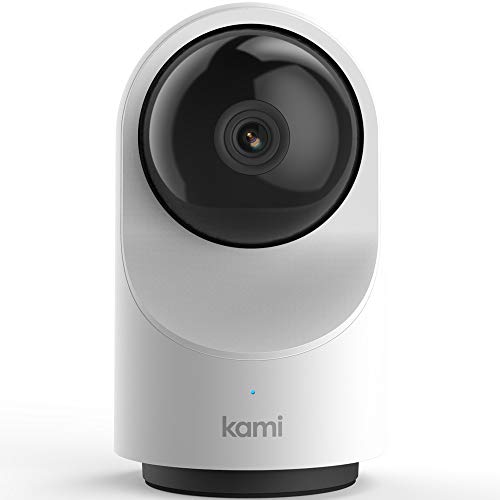 Kami Telecamera Wi-Fi Interno 360°PanTilt,Dome Camera 1080p per Interno ,con Notifiche Push a Tempo Reale,Rilevamento del Movimento,Audio Bidirezionale,Visione Notturna