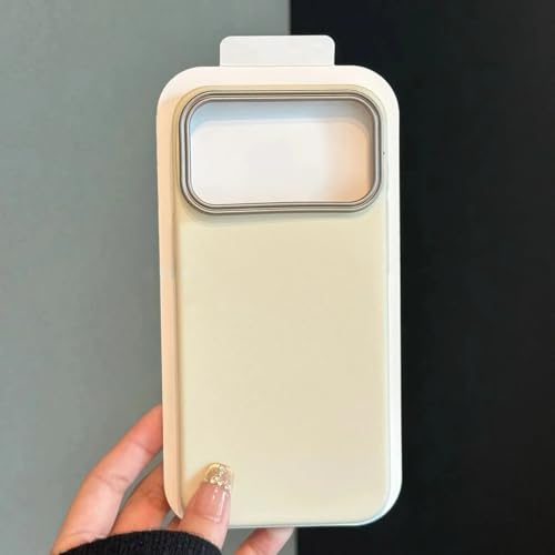 Coque iPhone 12 Pro rigide effet grès beige et blanc haute protection