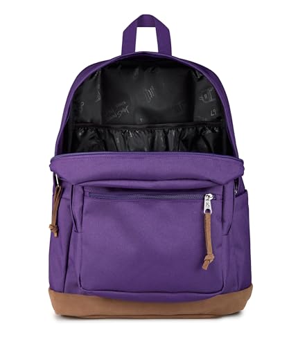 Image of JanSport Right Pack Backpack - Durable Daypack with Padded 15 inch Laptop Sleeve, Spacious Main Compartment & Integrated Water Bottle Pocket - Grape Jelly
