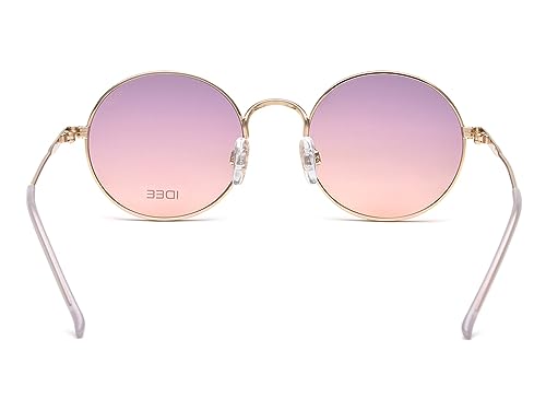 Image of IDEE sunglasses| 100% UV Protected | Gradient | Full Rim | Round | Men and Women | Medium | Alloy Metal Frame |Gradient Polycarbonate Lens |IDS2976