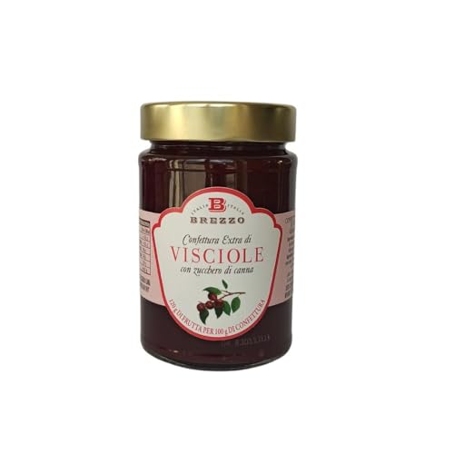 Brezzo Mermelada Extra Cerezas Visciole 350g con 120% fruta