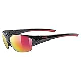 Uvex Wechselscheiben Fahrradbrille Sonnenbrille Blaze 3 III black-red
