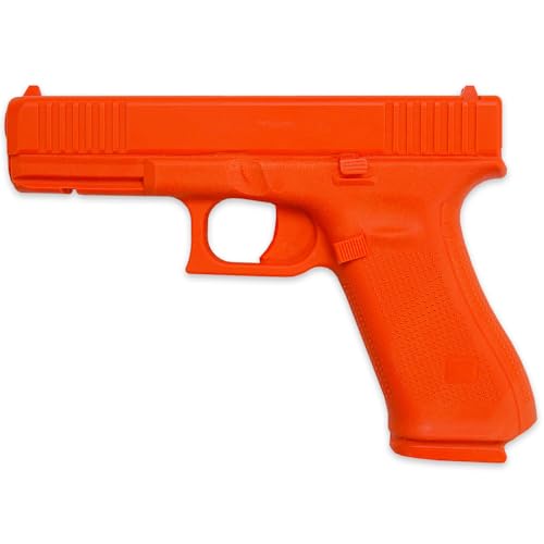 American Safety Trainer - (Compatible with Glock 22 Gen 5) - Non-Functional Solid Polymer Gun - Blaze Orange - U.S.A. - Fits Model Specific Holsters by Holstex - Used condition - US$48.74