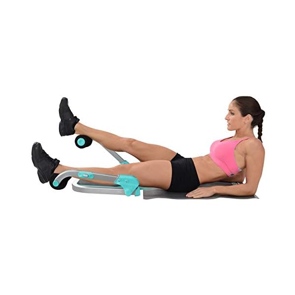 Core-Max-Smart-Abs-and-Total-Body-Workout-Cardio-Home-Gym Core Max 2.0 Smart Abs and Total Body Workout Cardio Home Gym , Teal/Grey