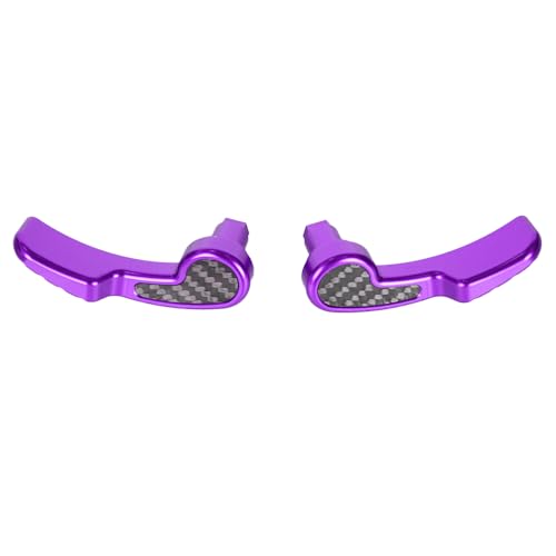 Aluminum Saddlebag Latch Kit Saddle Bag Latches Lifter with carbon fiber For Harley Touring Road Street Glide Ultra Limited Tri Glide 14-23 Road King Special 17-24 (Purple) miniatura 2