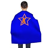 Custom Capes Kids Superhero Dress Up Costume Personalized Cape (Blue)