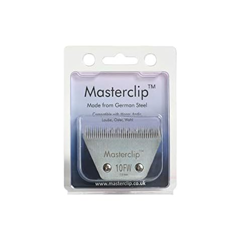 Masterclip 10FW 1.5mm Horse clipper blade - Available in coarse, medium, fine, superfine (A5 wide body blade) Cover