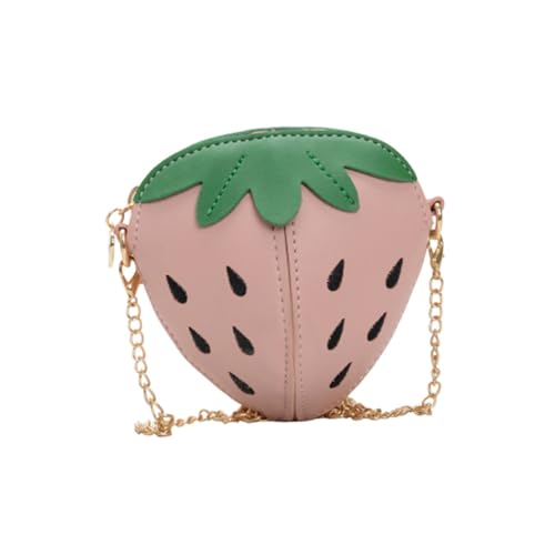 Borsa Tracolla Per Bambine Forma Di Con Zaino e Pratico Per Ragazzo Ragazza Colore Design Unico e Accessibile Per Oggetti Personali elegante rosa fragola