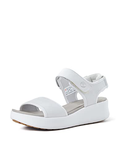 Timberland Los Angeles Wind, Sandal. Femme, Blanc, 40 EU